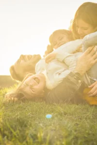 denied bail laughing kids with dad