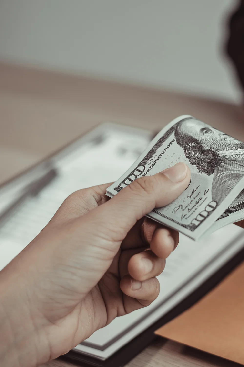 cash in hand